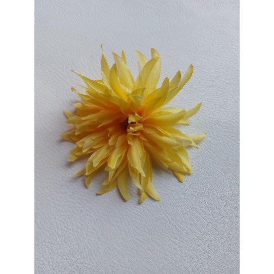 Цветок 12 см цв. желтый, цена за пучок